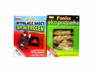 Ekopodpałka 24 szt. + Wypalacz sadzy SP Nitrolen 40 saszetek