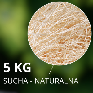 Wełna drzewna 5 kg - naturalna - SUCHA