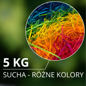 Wełna drzewna 5 kg - farbowana